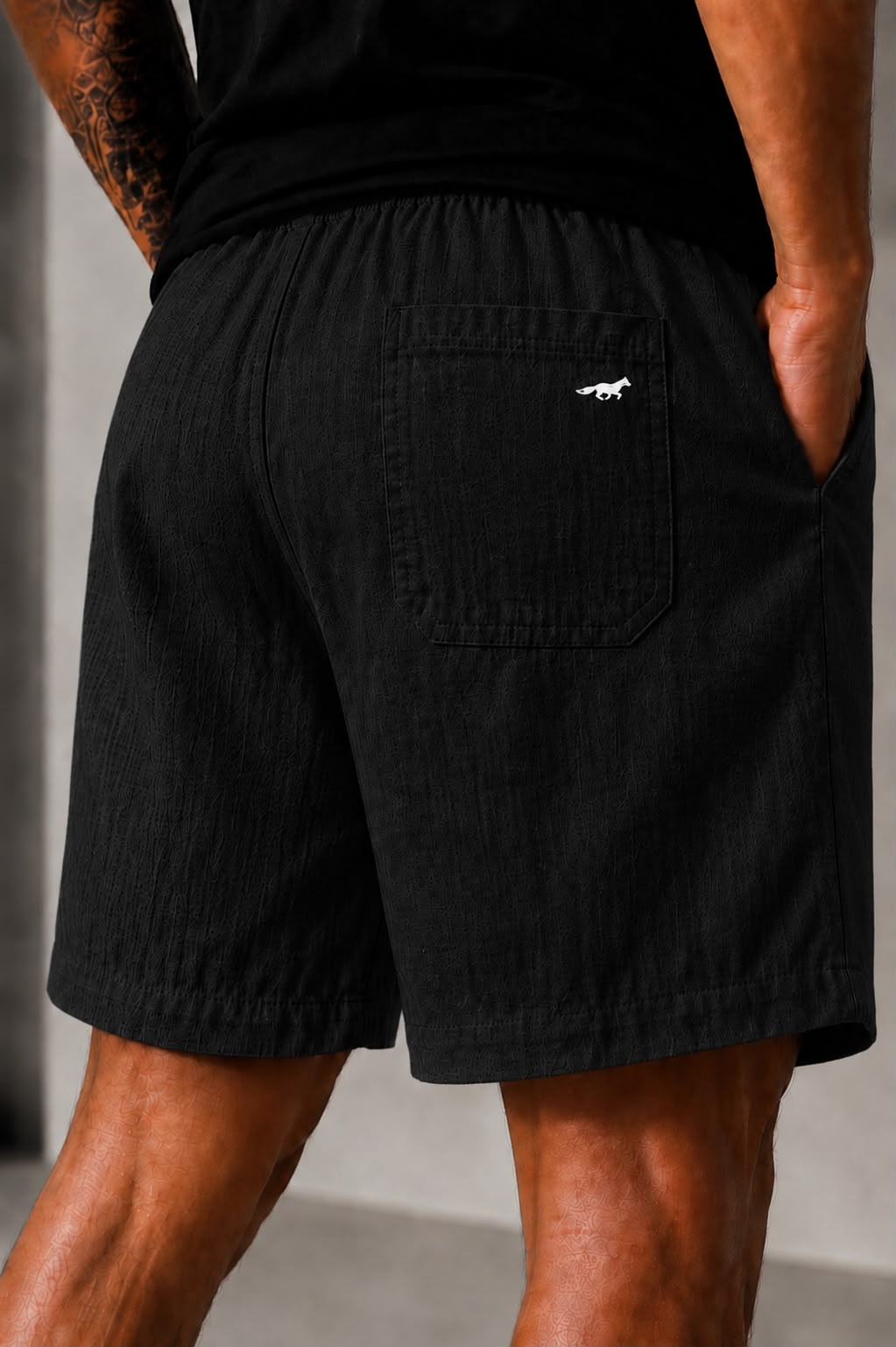 SHORT LINHO SAN HERNAN PRETO RAPOSA