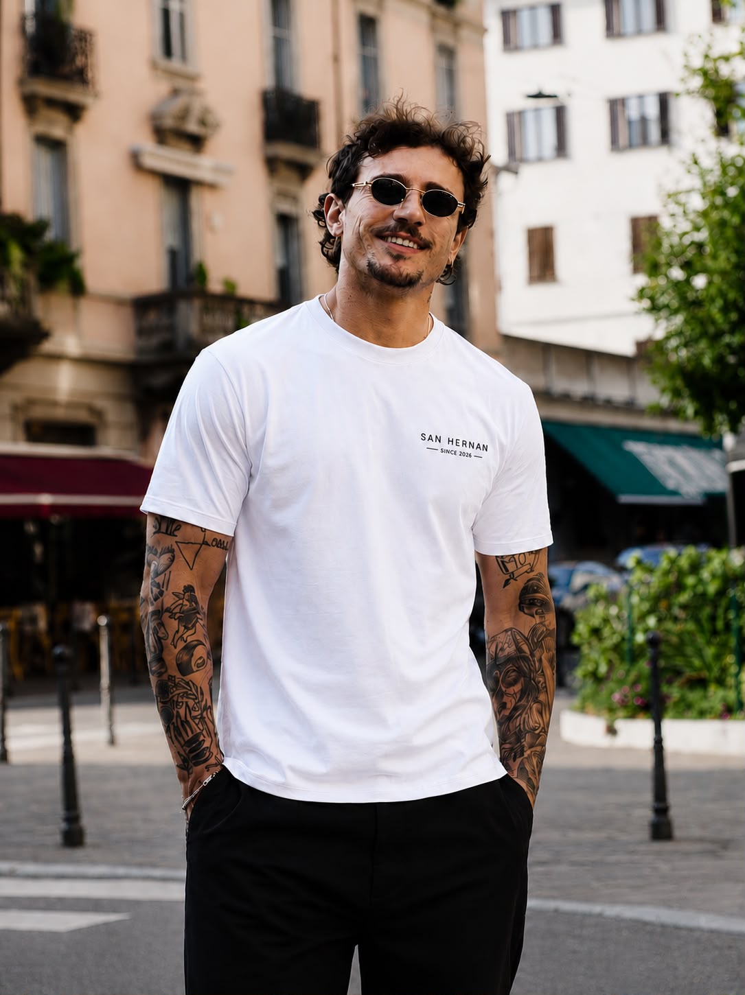 CAMISETA PREMIUM BRANCA SAN HERNAN
