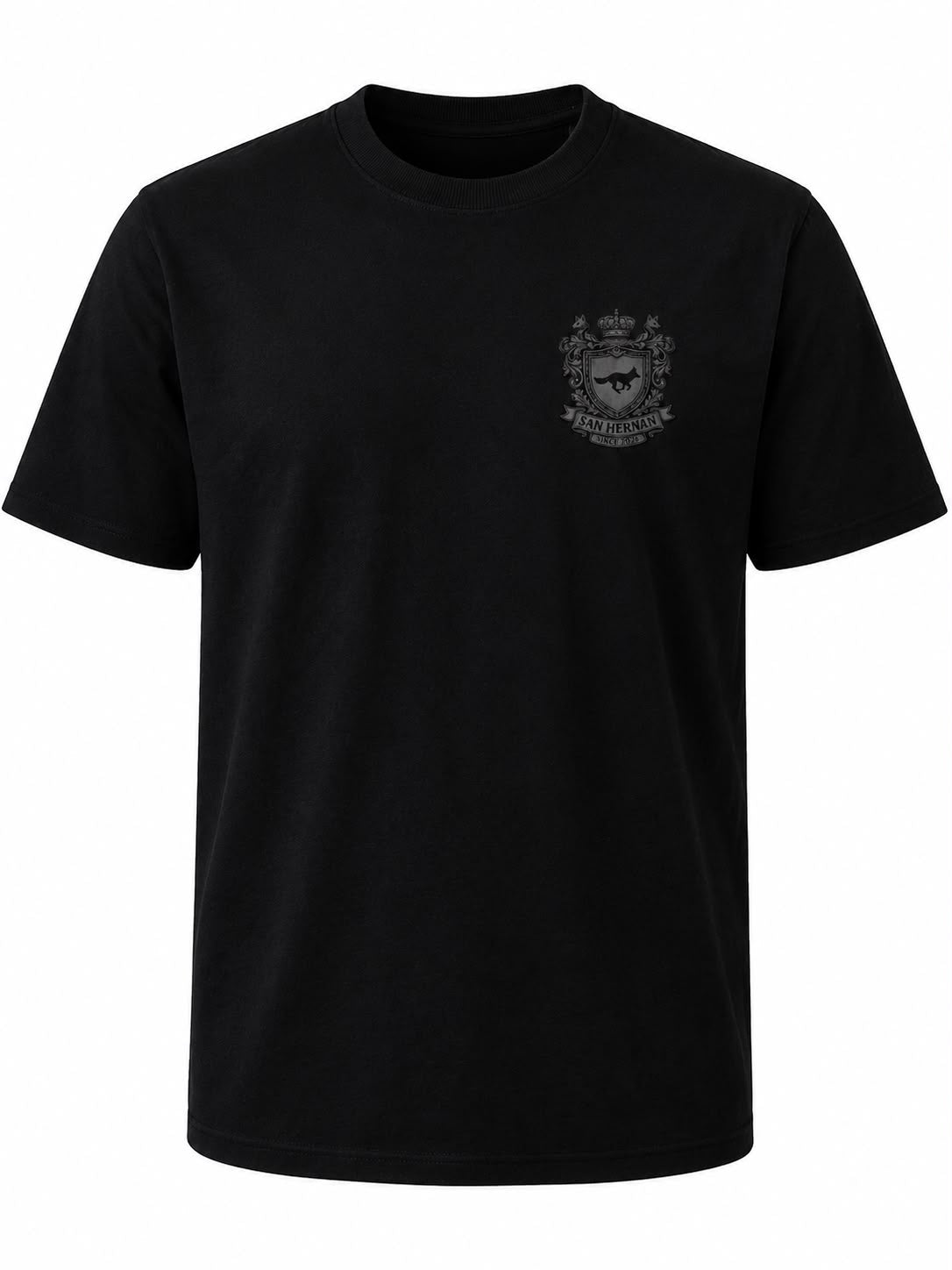 CAMISETA PREMIUM BRASÃO PRETO SAN HERNAN