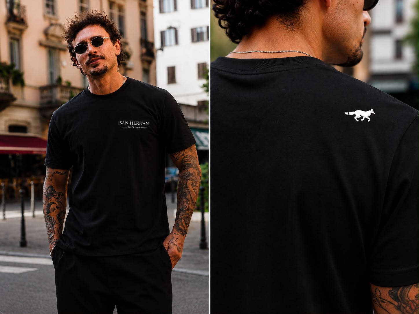 CAMISETA PREMIUM PRETA SAN HERNAN