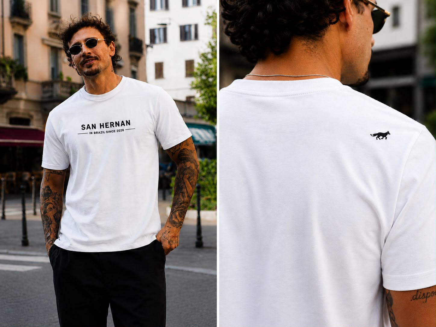 CAMISETA PREMIUM WHITE SAN HERNAN