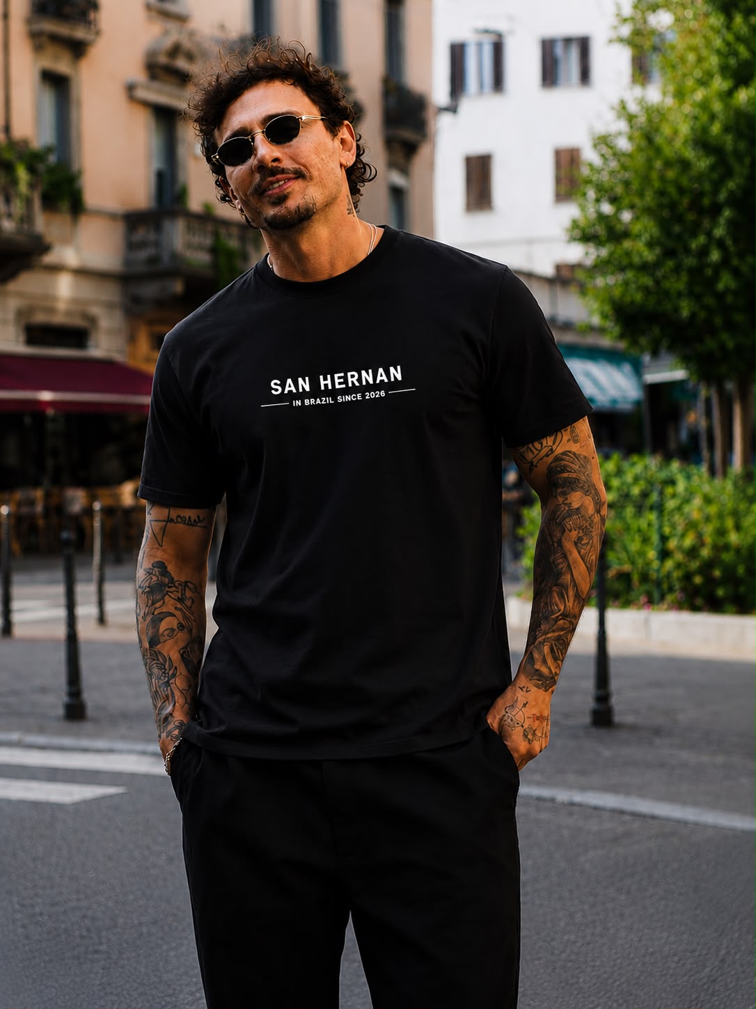 CAMISETA PREMIUM BLACK SAN HERNAN