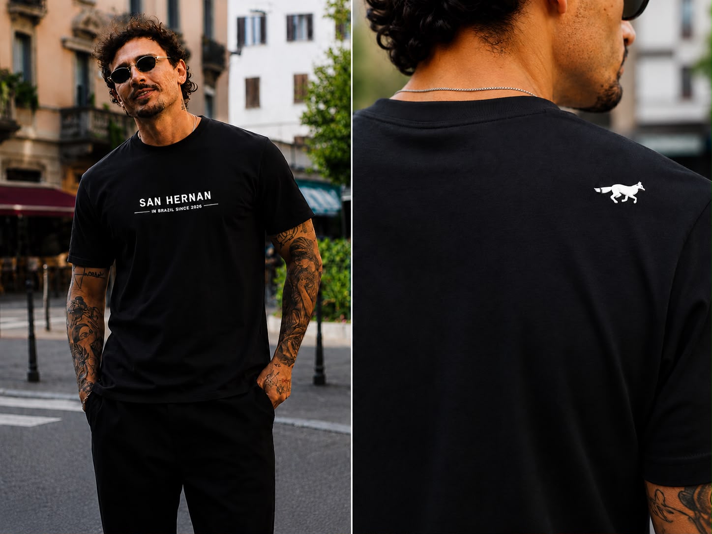 CAMISETA PREMIUM BLACK SAN HERNAN