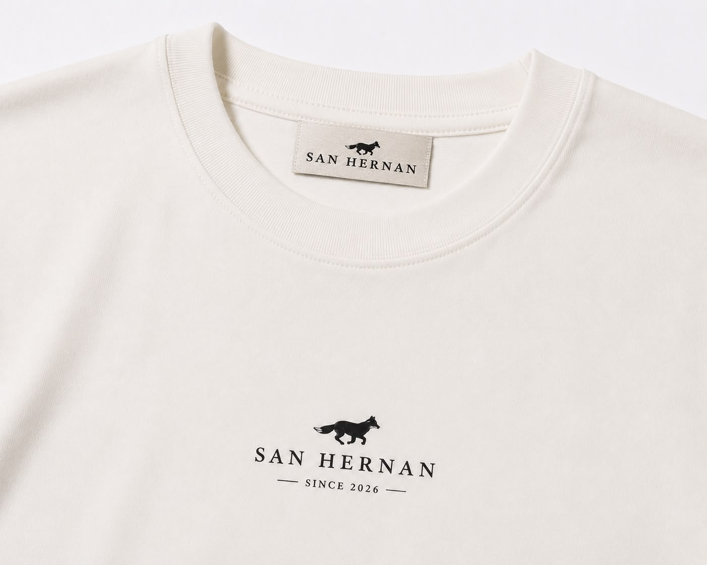 CAMISETA PREMIUM DISCRETO BRANCO SAN HERNAN