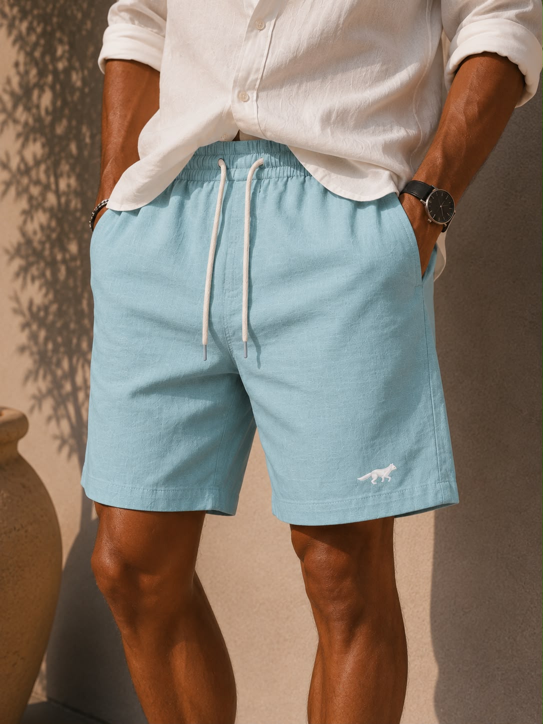 SHORT LINHO SAN HERNAN VERDE CLARO  RAPOSA