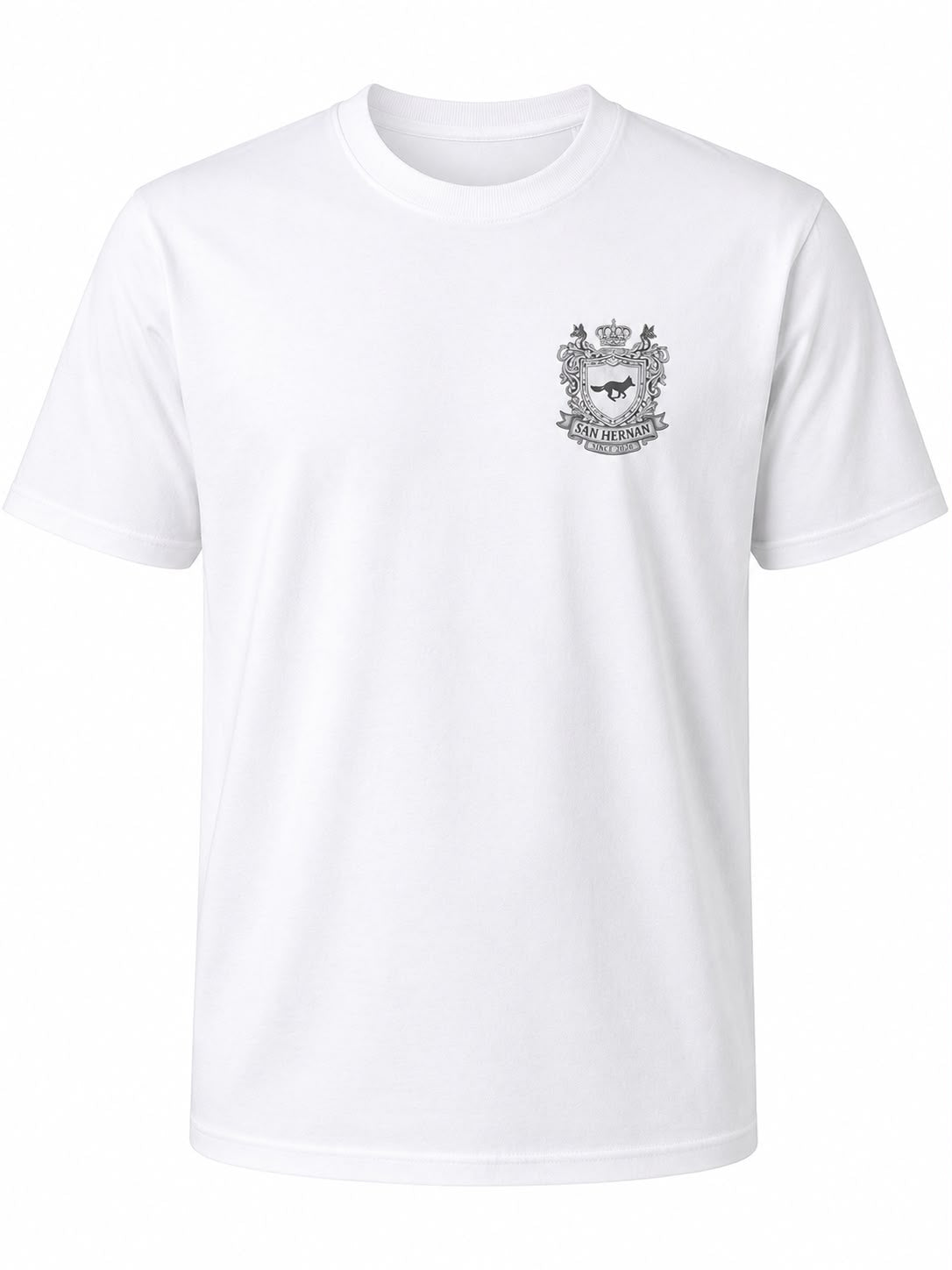 CAMISETA PREMIUM BRASÃO BRANCO SAN HERNAN