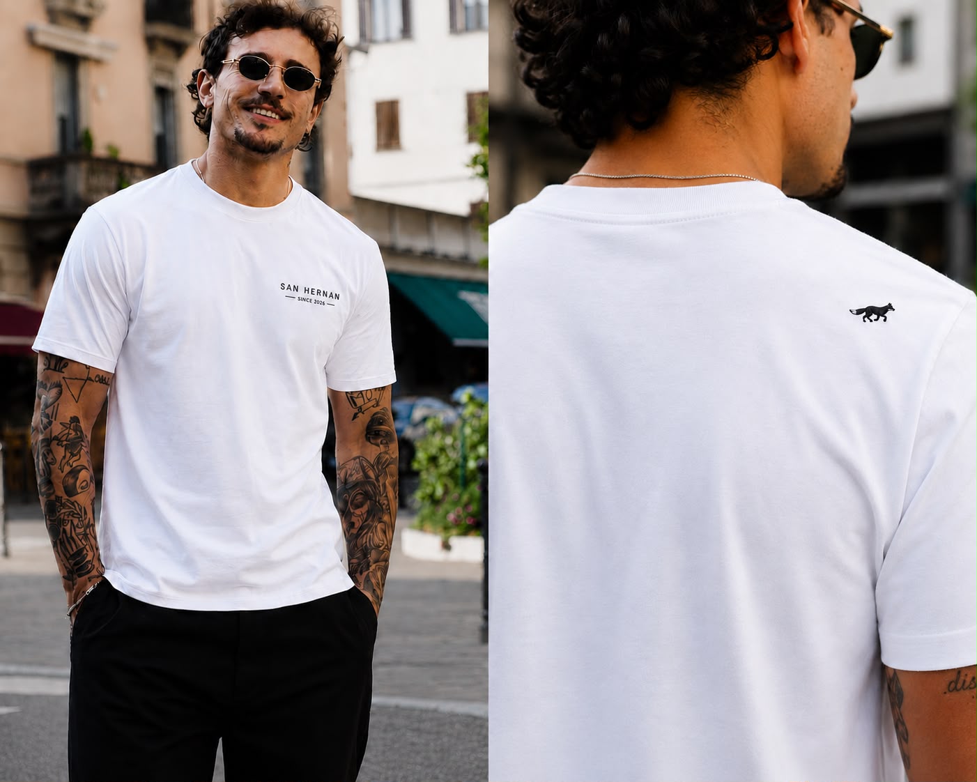 CAMISETA PREMIUM BRANCA SAN HERNAN