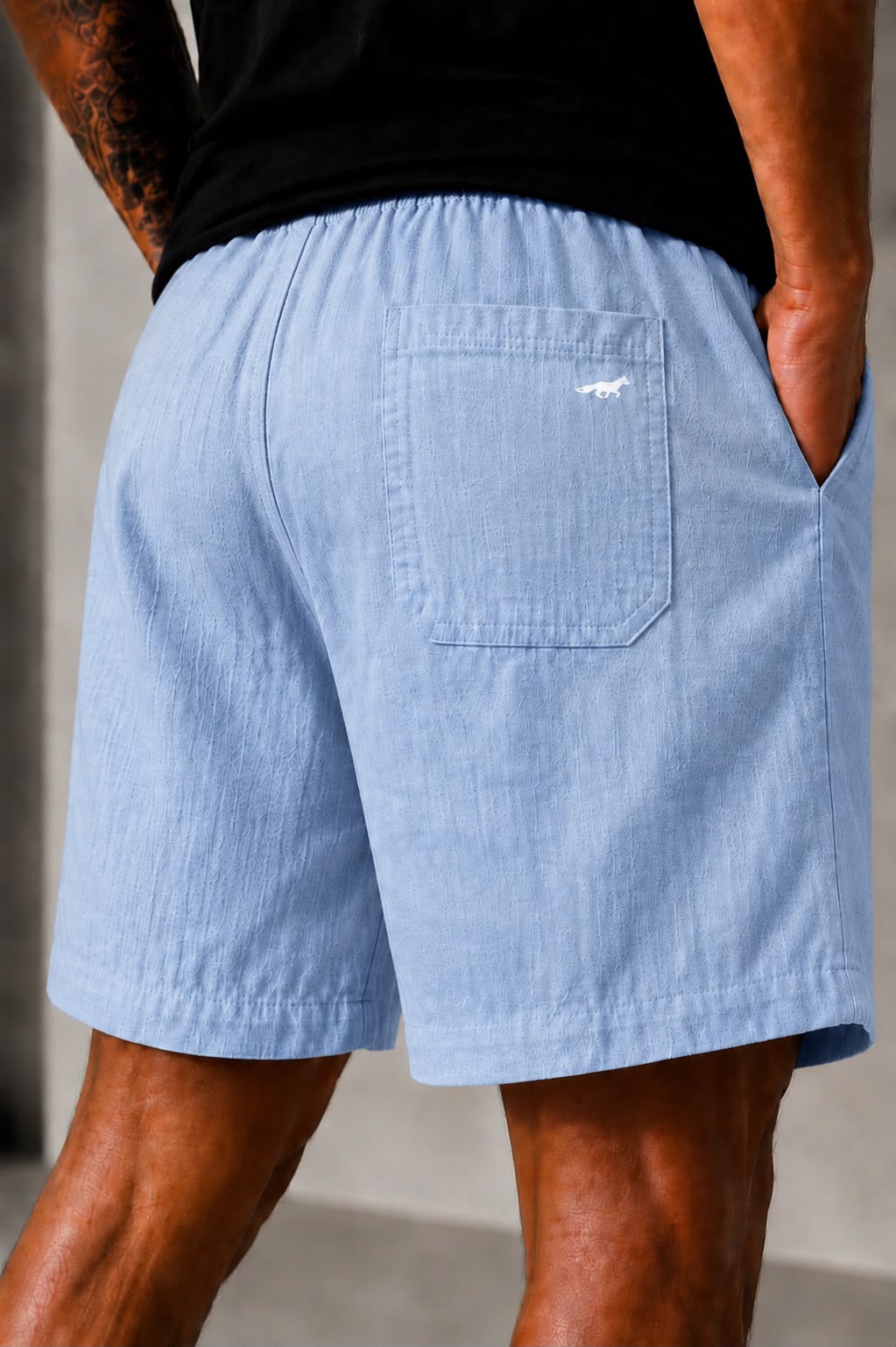 SHORT LINHO SAN HERNAN AZUL CLARO